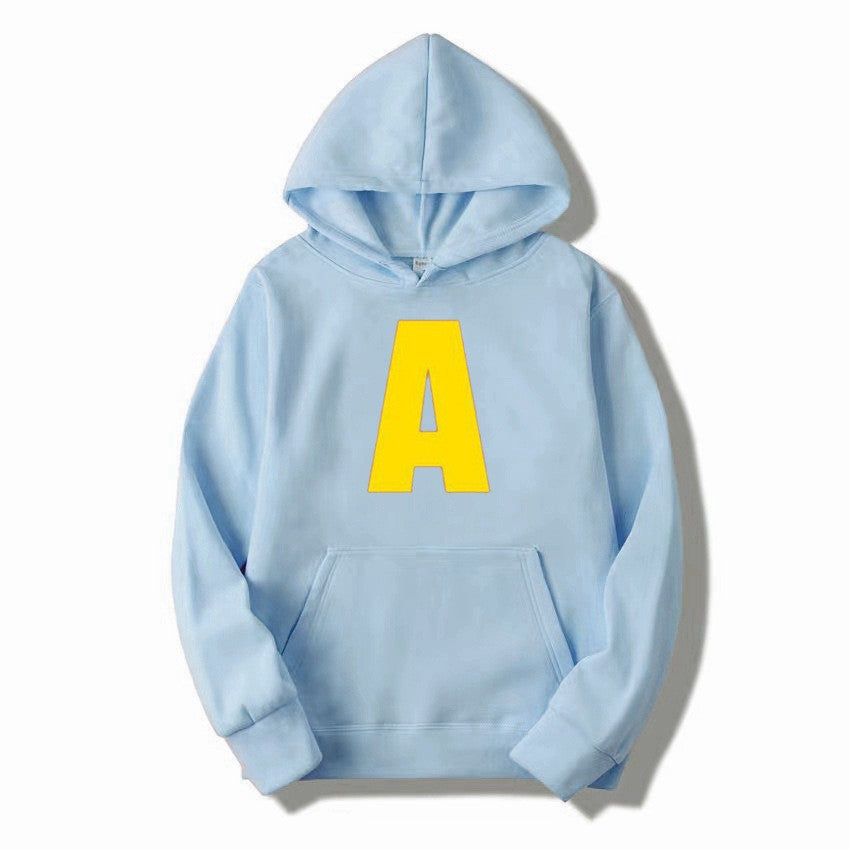 Casual Letter Hoodie for Men and Women,