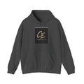 COMPESH'E   Logo Hoodie — Minimal Brushed Gold Graphic Pullover