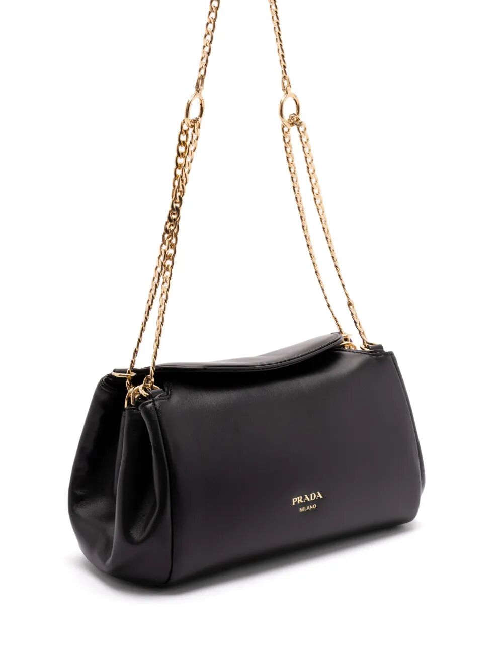 Prada Women Tumulte Small Chain-Strap Leather Shoulder Bag