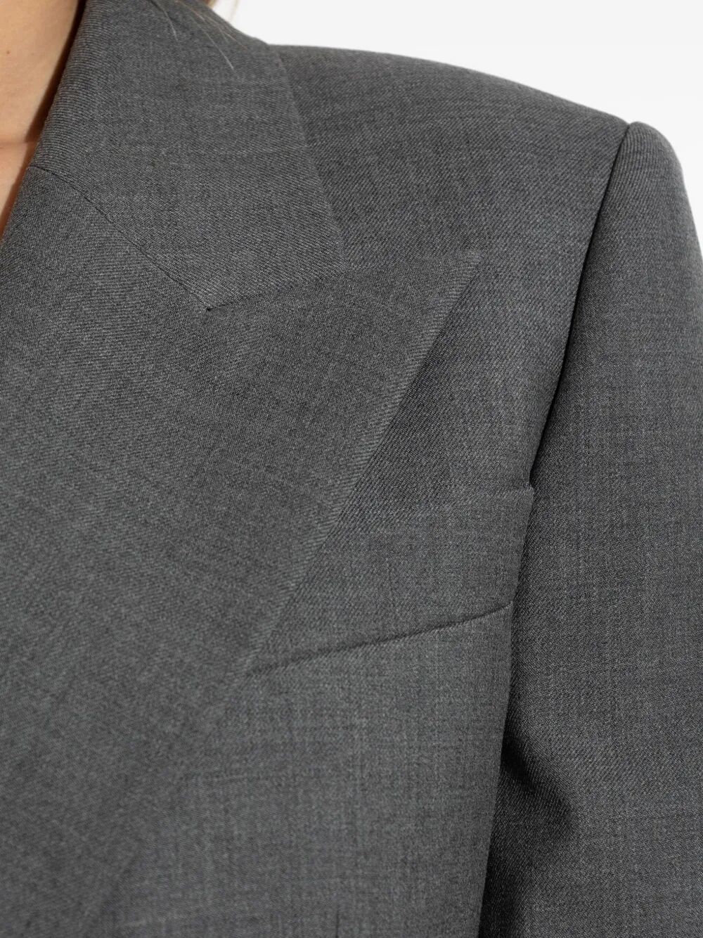 Givenchy Women Double-Breasted Wool Structured Jacket