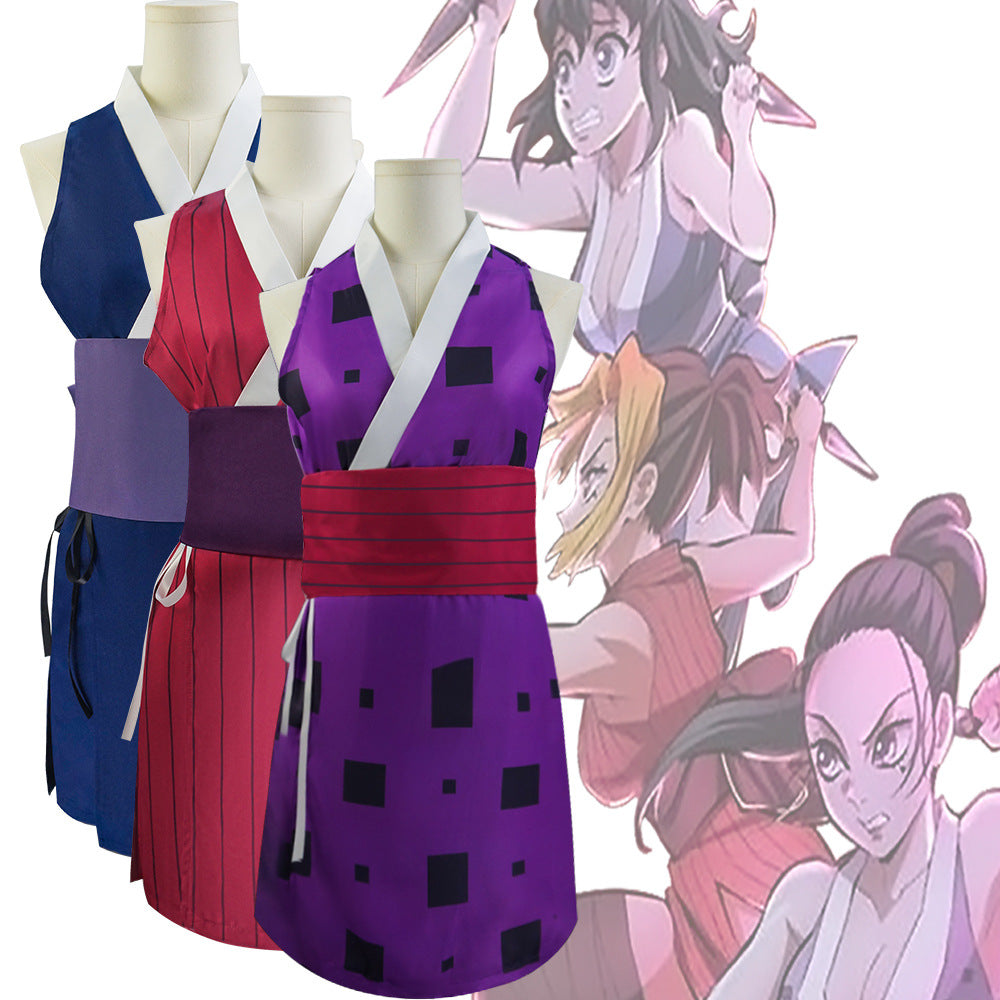 Demon Slayer, Hashira Uzui Tenma Cosplay Outfit,