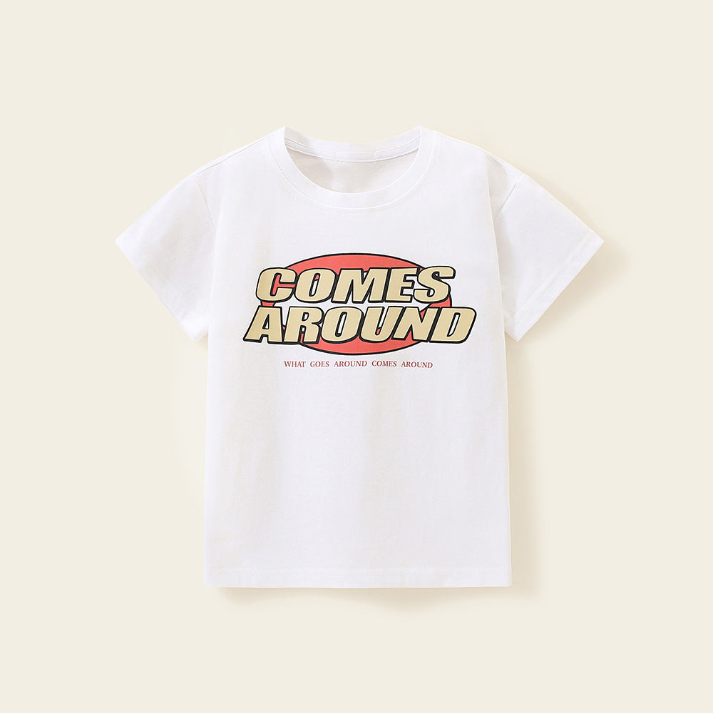 Kids Short Sleeve T-Shirt for Boys and Girls