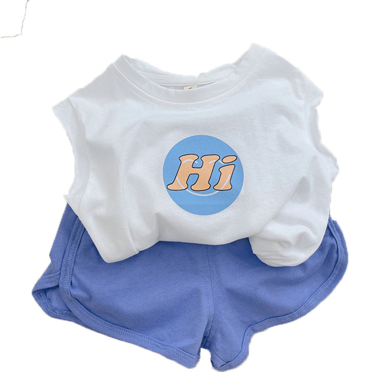Kids Sleeveless T-Shirt Casual