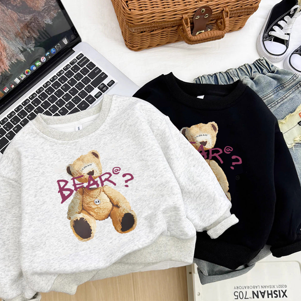 Fleece-Lined Unisex Kids' Crewneck