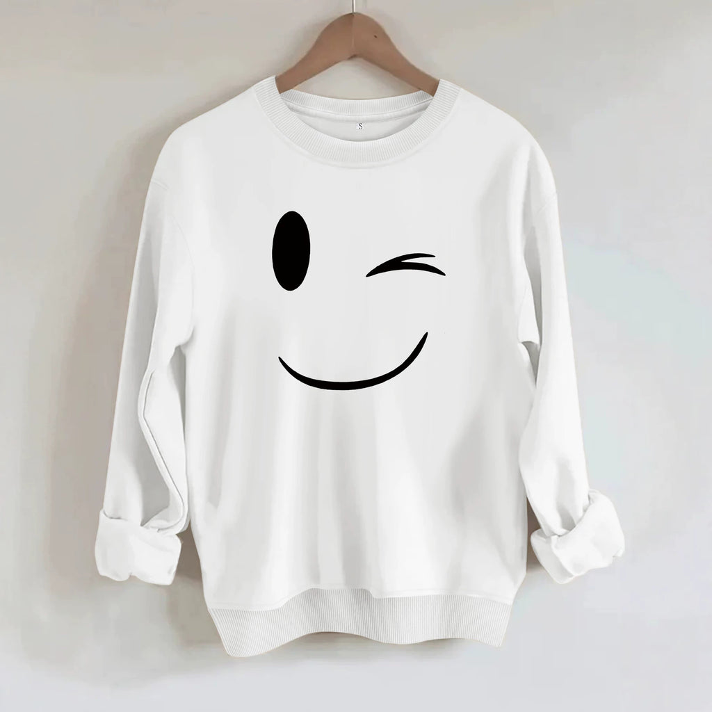 Loose velvet sweatshirt