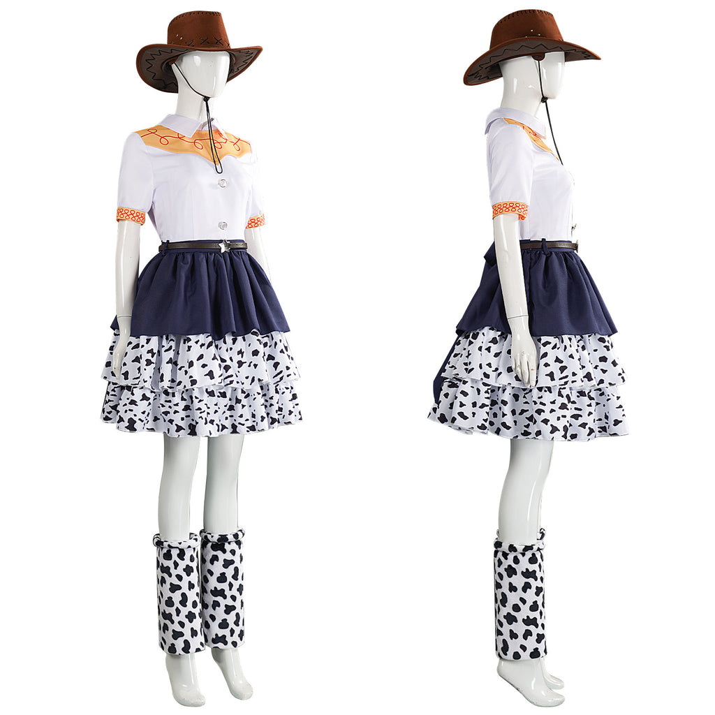 Toy Story Jessie Cosplay Costume Jessie Short Skirt Set Anime Movie Character