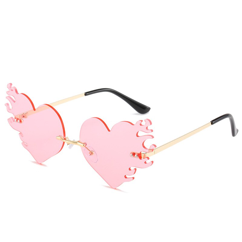 Designer Vintage Love Heart Sun Glasses
