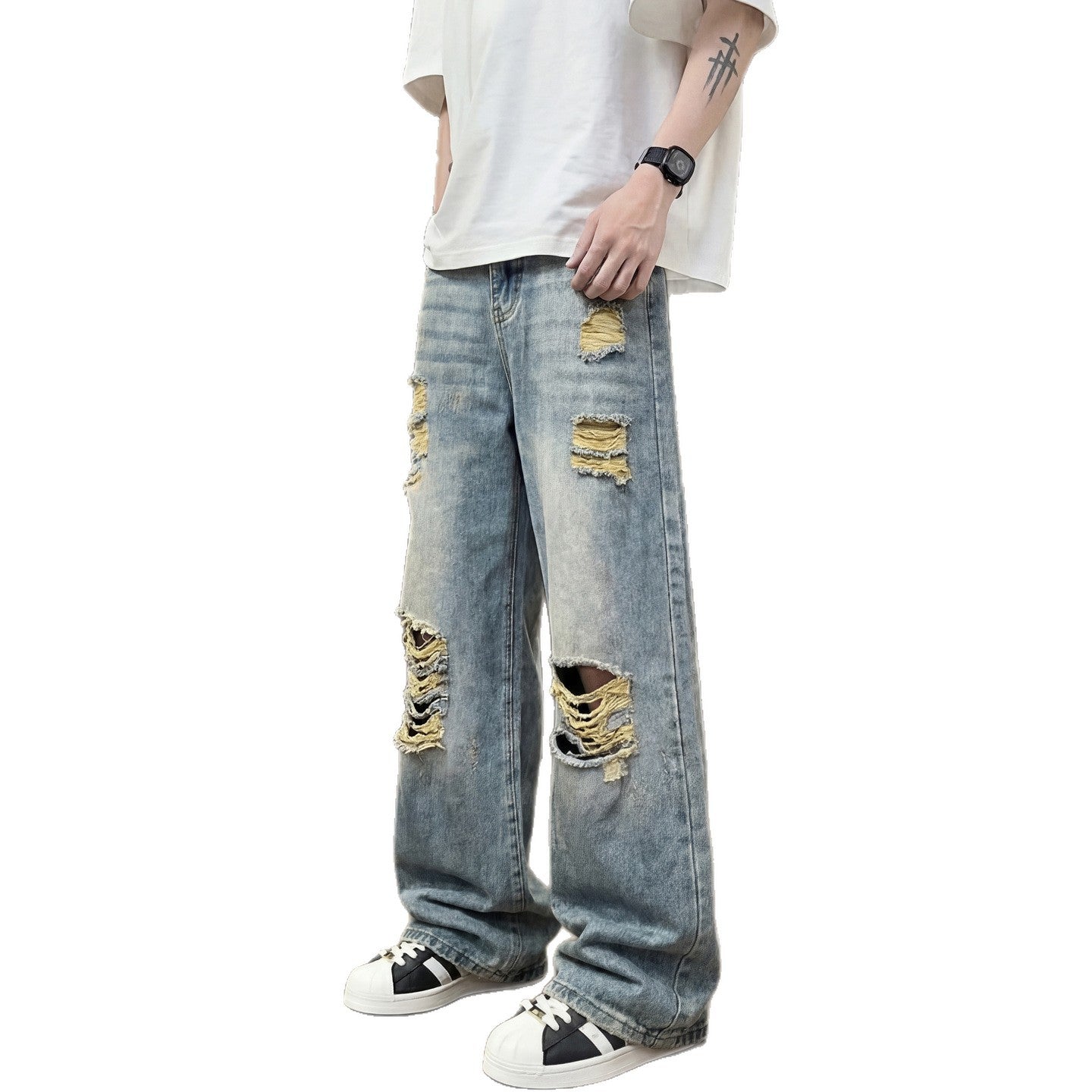 Ripped jeans for men