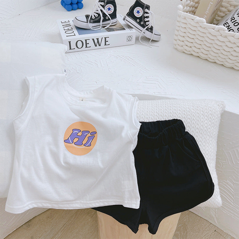 Kids Sleeveless T-Shirt Casual