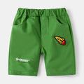 Solid Color Kids Pants with Rocket Patch