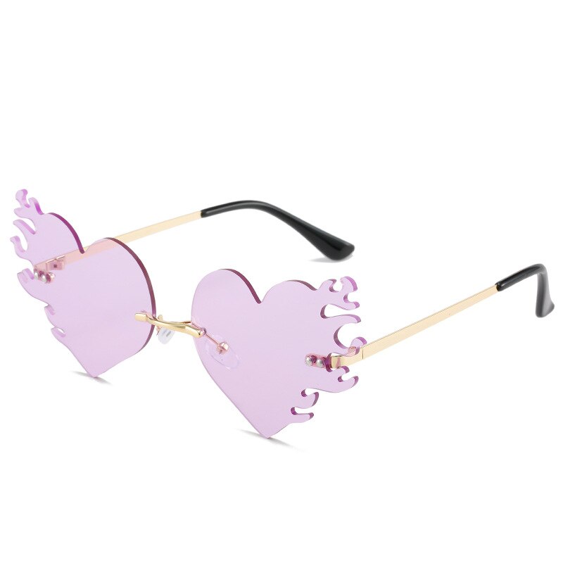 Designer Vintage Love Heart Sun Glasses