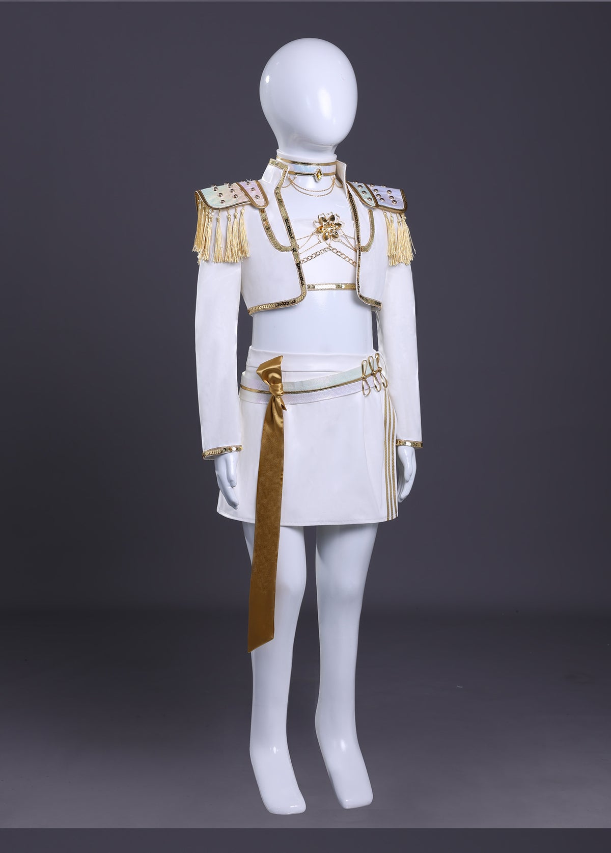 Mira Rumizoi White Leather, Movie Song Server Cosplay