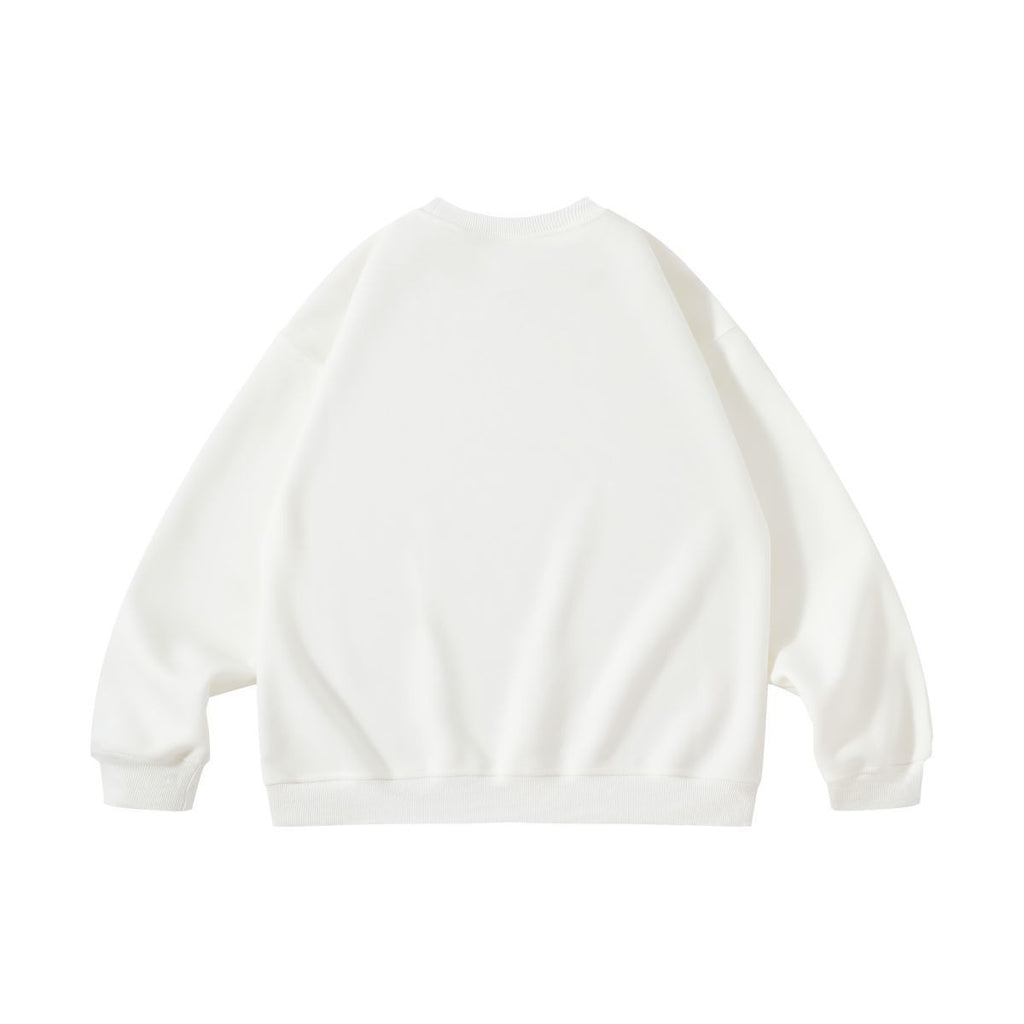 Letter Print Long Sleeve Crew Neck