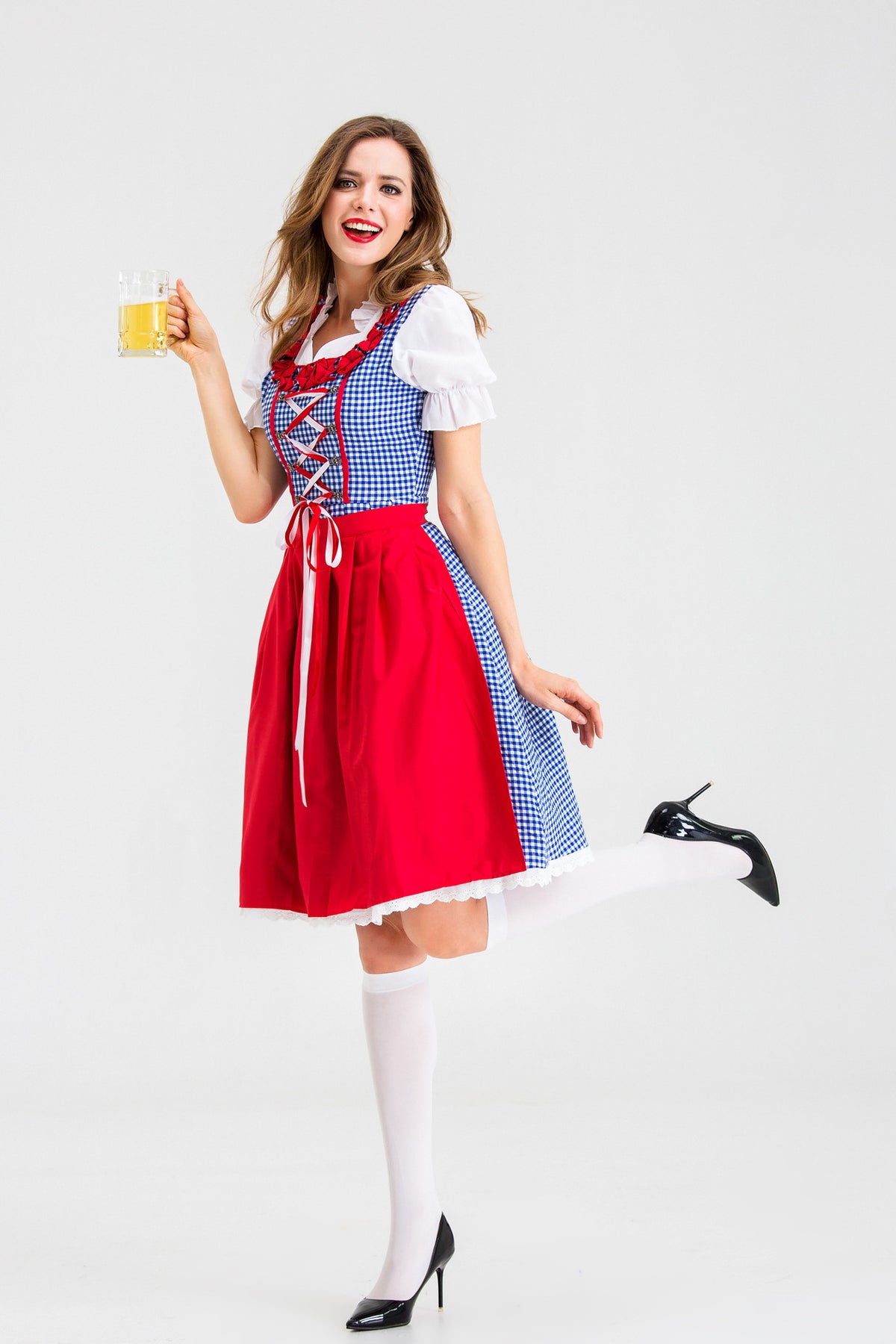 Halloween cosplay maid costume