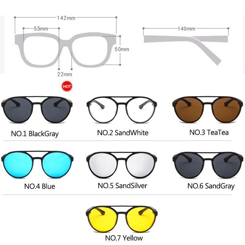 Classic Punk Sunglasses Men Designer Sunglasses Men Vintage Sun Glasses