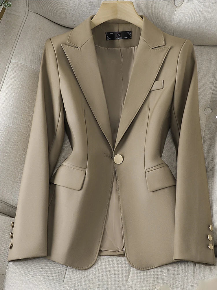 Women's Clothing Office Lady Long Sleeve Blazer Jacket For Women Fashion Suits