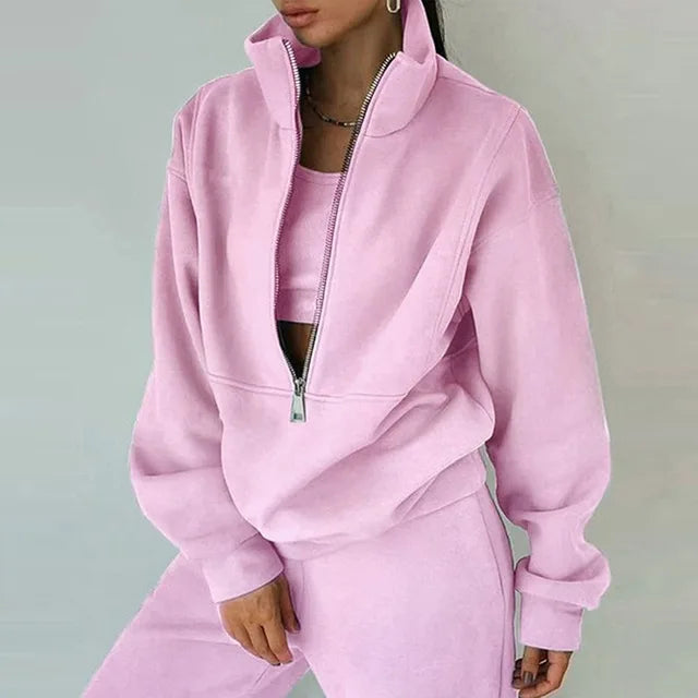 2 PCS Sets Sweatshirts Pullover Hoodies Pants Suit Home Sweatpants Trousers Outfits NEW
