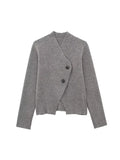 Women Knit Midi Skirt Sets For Women 2 Pieces Knit Cardigan Coats Women Suits