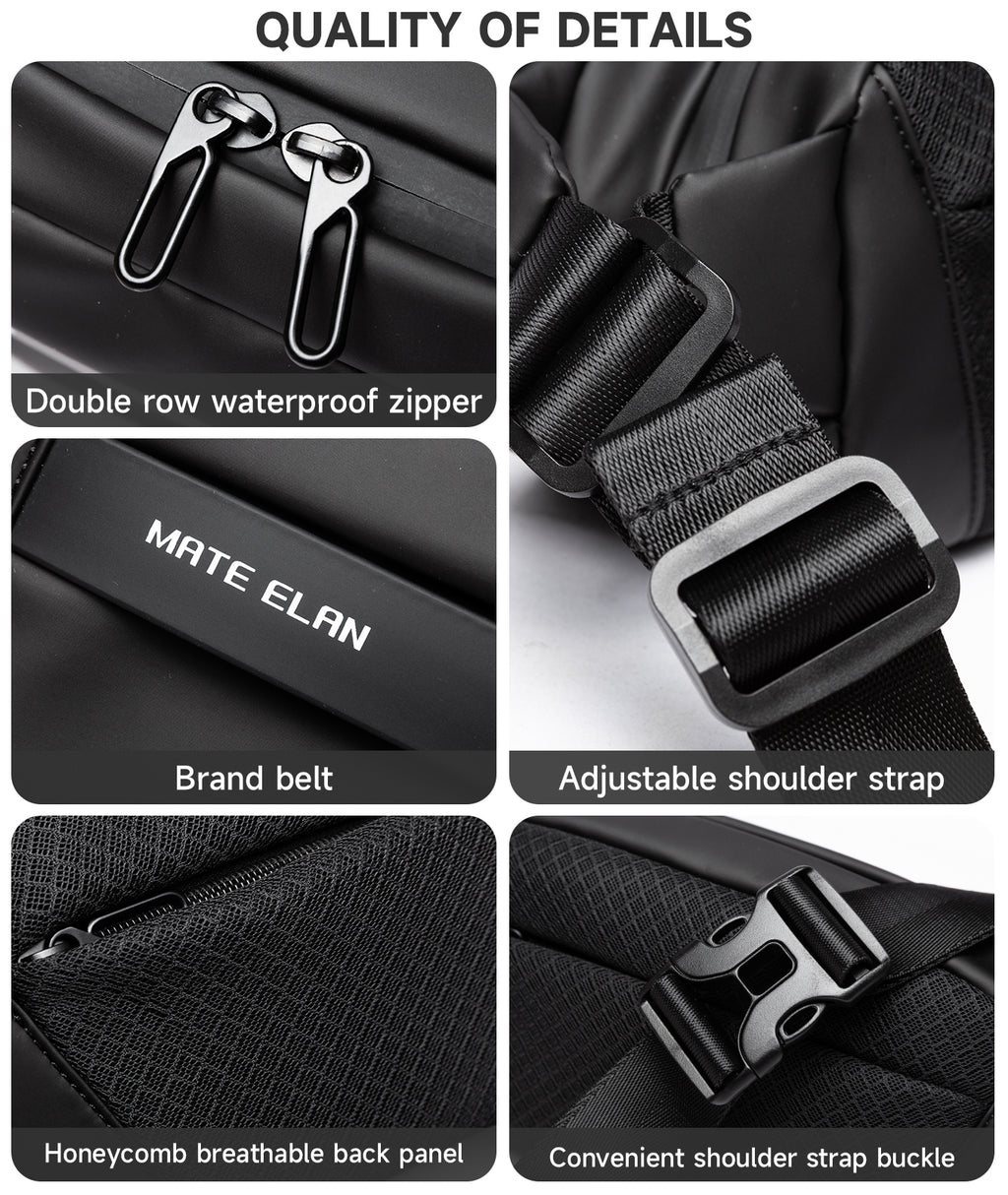 men's small shoulder bag multifunctional trendy crossbody bag