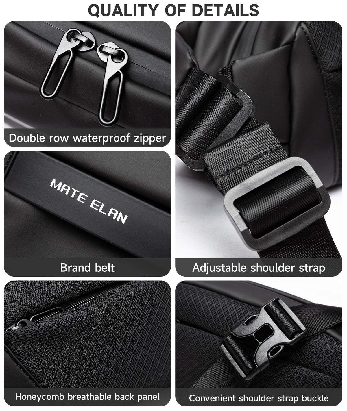men's small shoulder bag multifunctional trendy crossbody bag