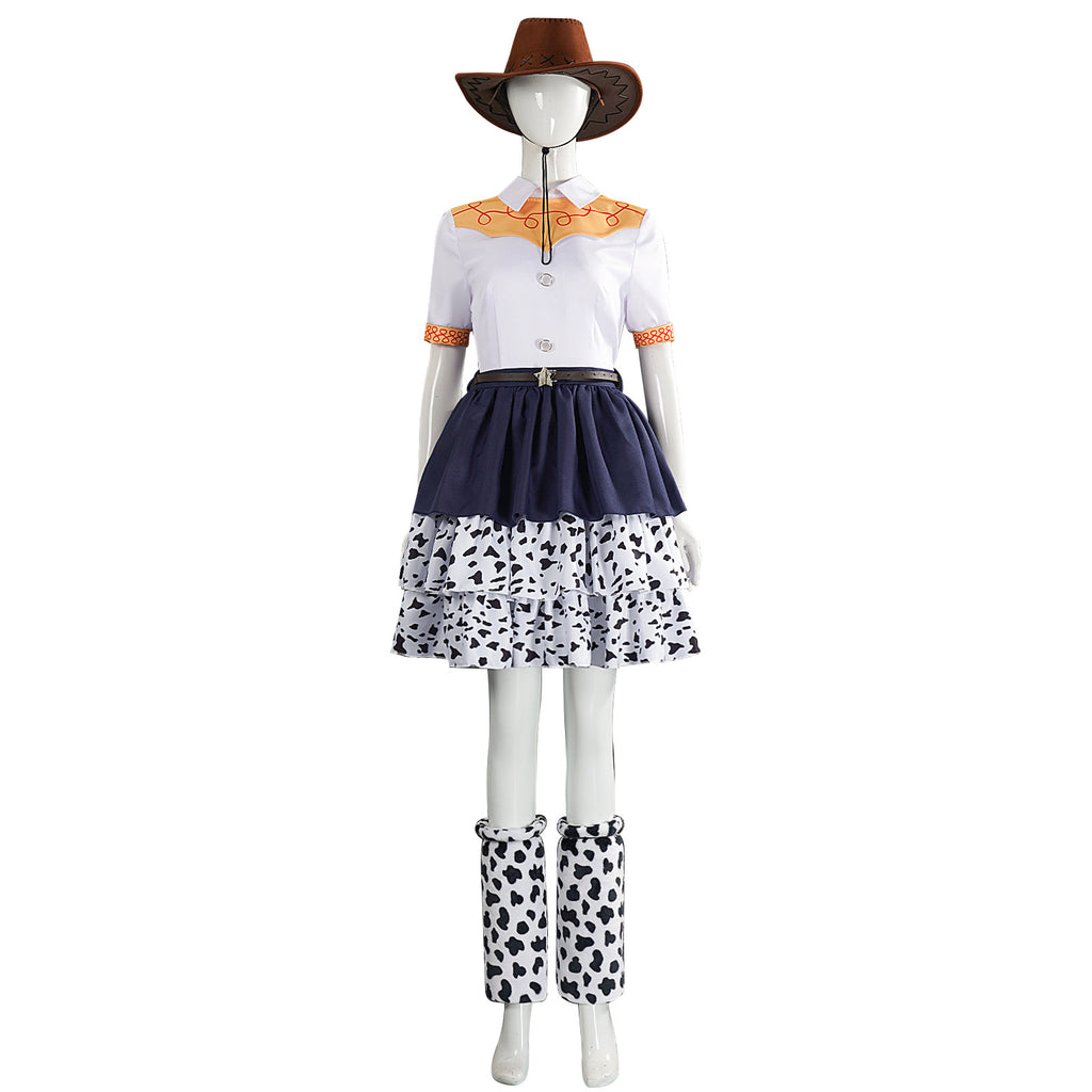 Toy Story Jessie Cosplay Costume Jessie Short Skirt Set Anime Movie Character
