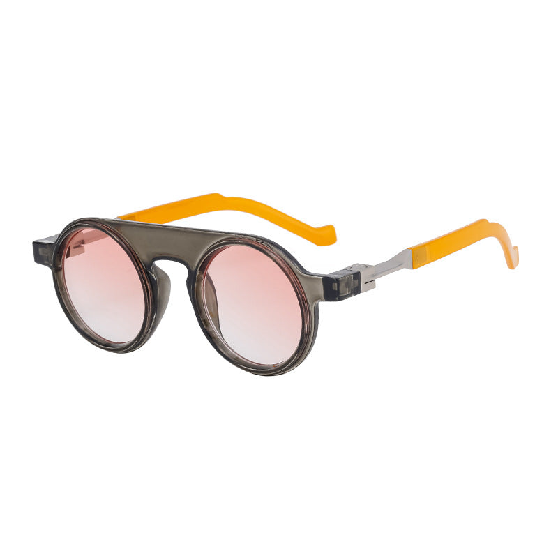 round frame sunglasses for men, personalized and high-end sunglasses for men