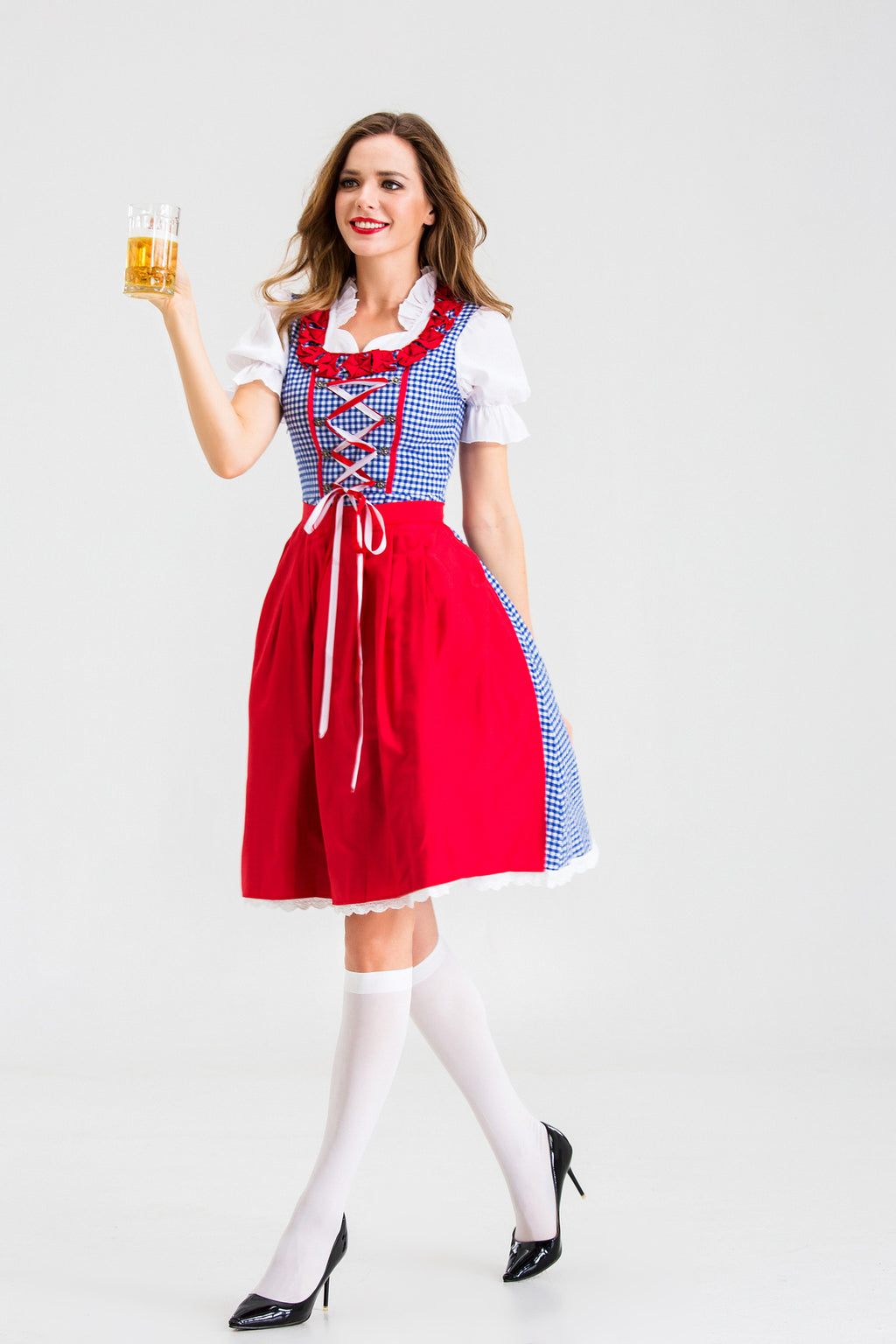 Halloween cosplay maid costume
