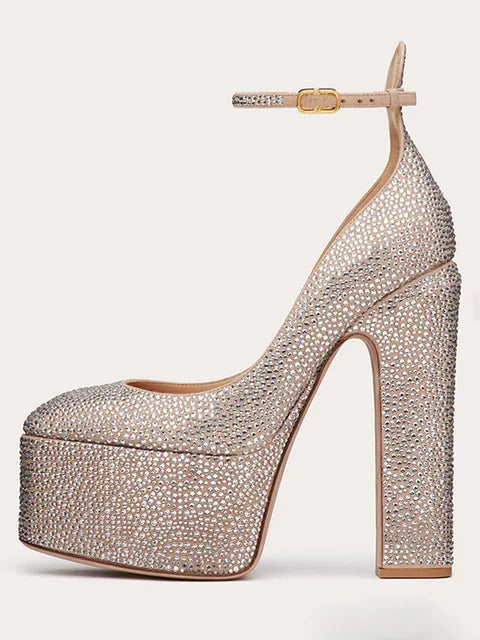 New Super High Heel Thick Soled Women's Shoes