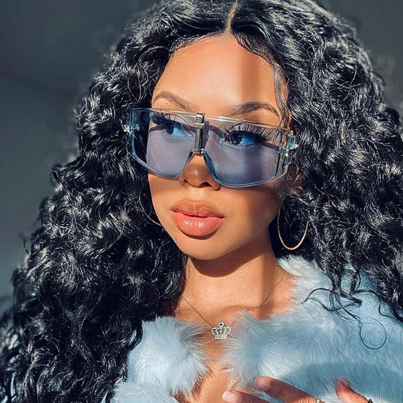 Oversized UV400 Shield Sunglasses | Unisex Statement Frames