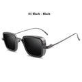 New Vintage Steampunk Sunglasses Men Women Retro Metal Square