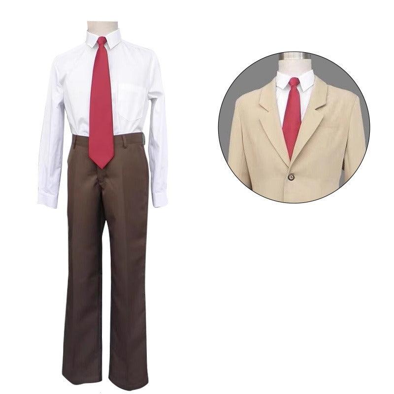 Death Note cosplay Night God Moon Yagami Light school uniform set  costume
