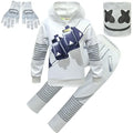 DJ Marshmello Costumes Jumpsuits Kids Clown Cosplay Clothes