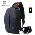 New Chest Bag Men's Korean Version Waterproof Messenger Bag Casual Trend USB Shoulder Bag Sling Bag