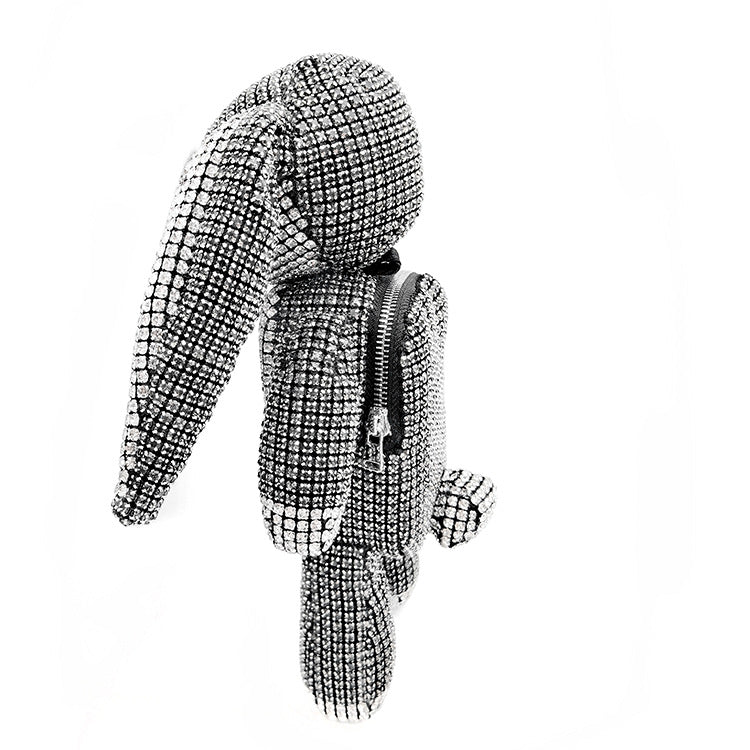 Bunny diamond bag , coin key handbag