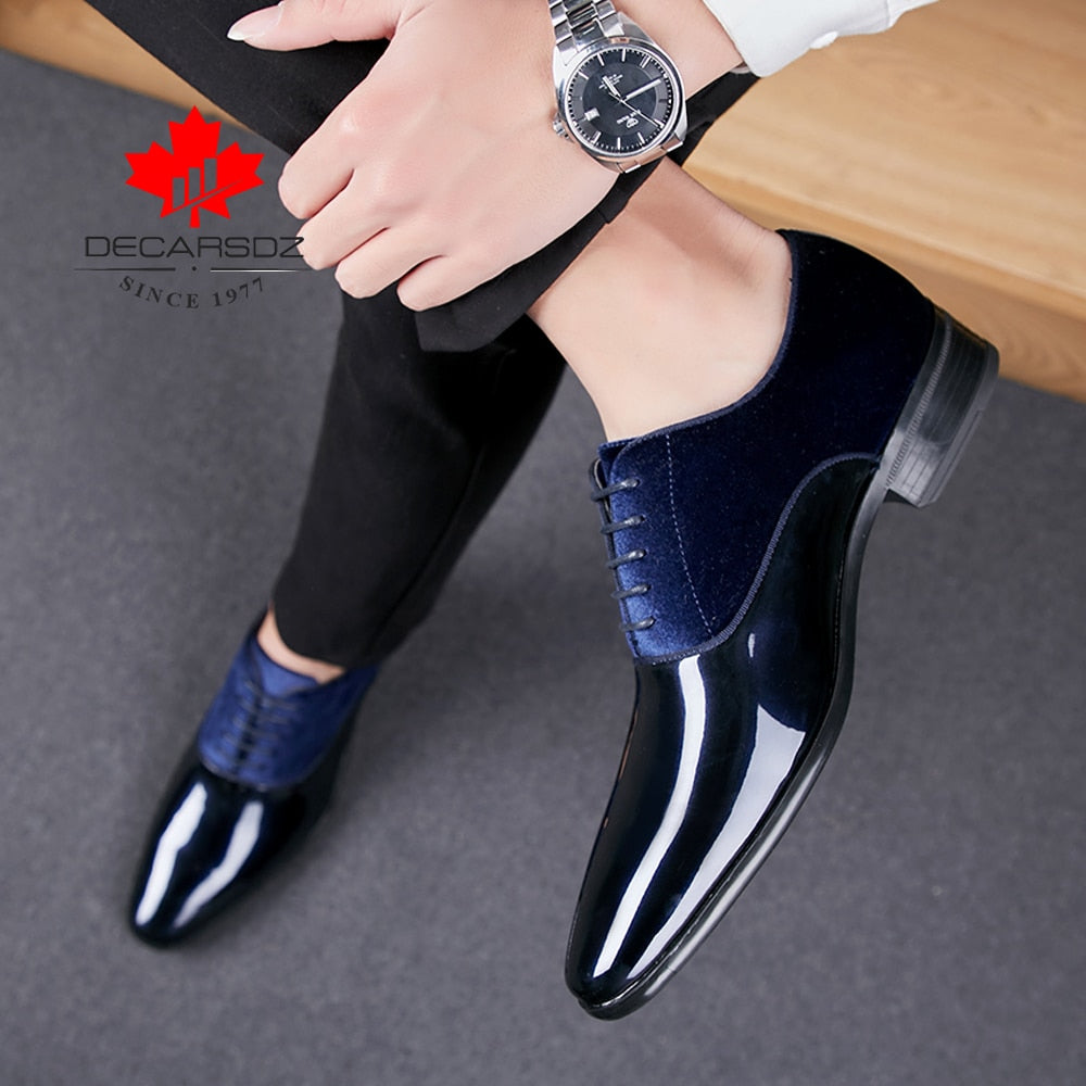 Men   Wedding Fashion Office High Quality Leather Comfy Business Man Formal Shoes