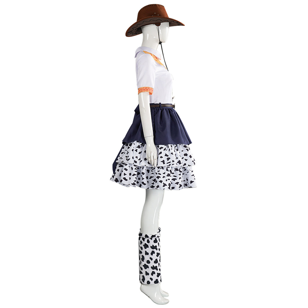 Toy Story Jessie Cosplay Costume Jessie Short Skirt Set Anime Movie Character