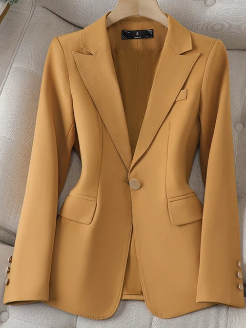 Women's Clothing Office Lady Long Sleeve Blazer Jacket For Women Fashion Suits