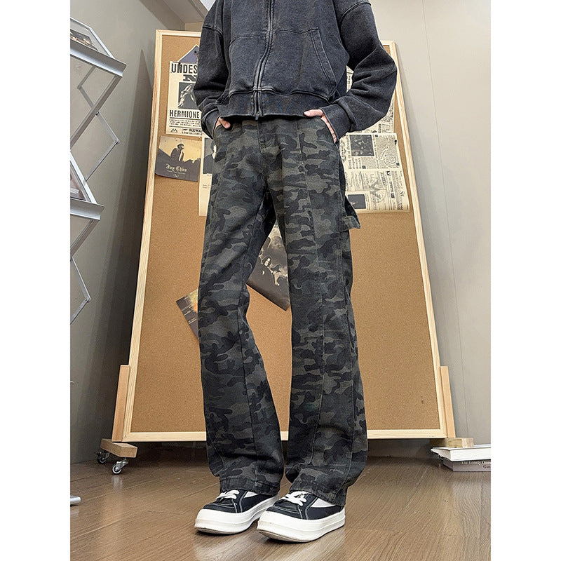 Slim Fit Camouflage Pants