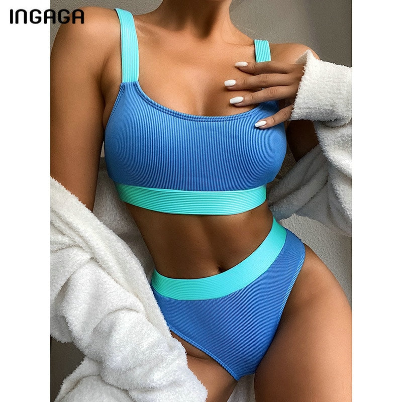 High Waist Bikinis Swimsuits