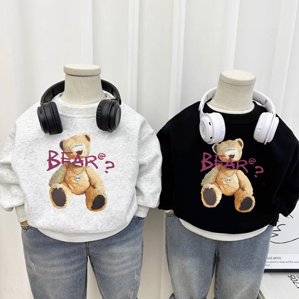 Fleece-Lined Unisex Kids' Crewneck