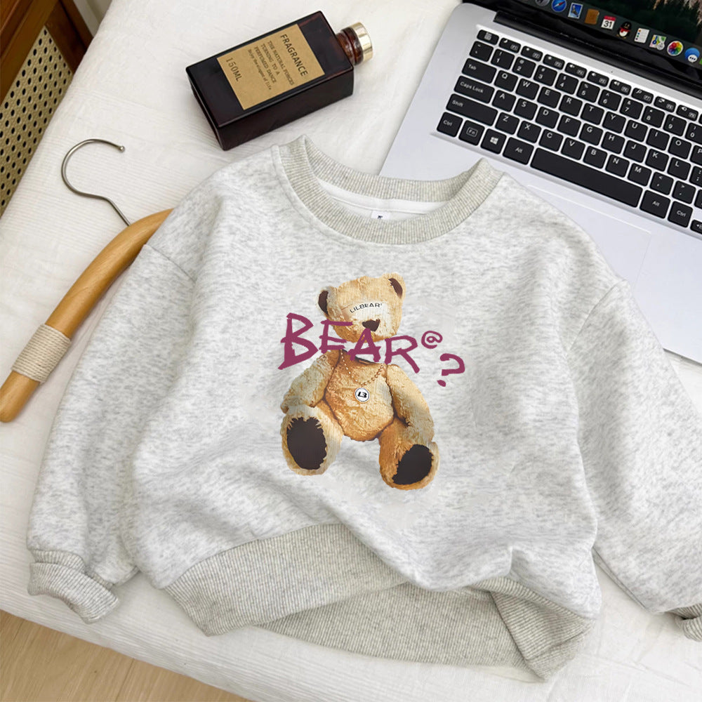 Fleece-Lined Unisex Kids' Crewneck