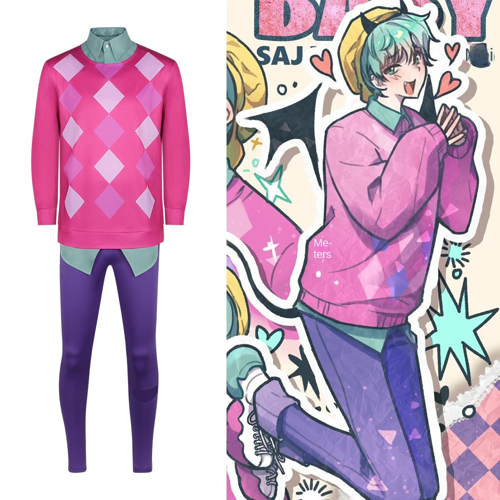 Demon Boy Cosplay Costume Anime Cosplay Outfit 2D Anime