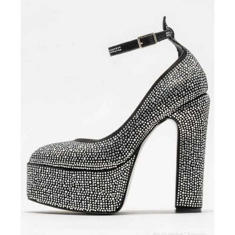New Super High Heel Thick Soled Women's Shoes