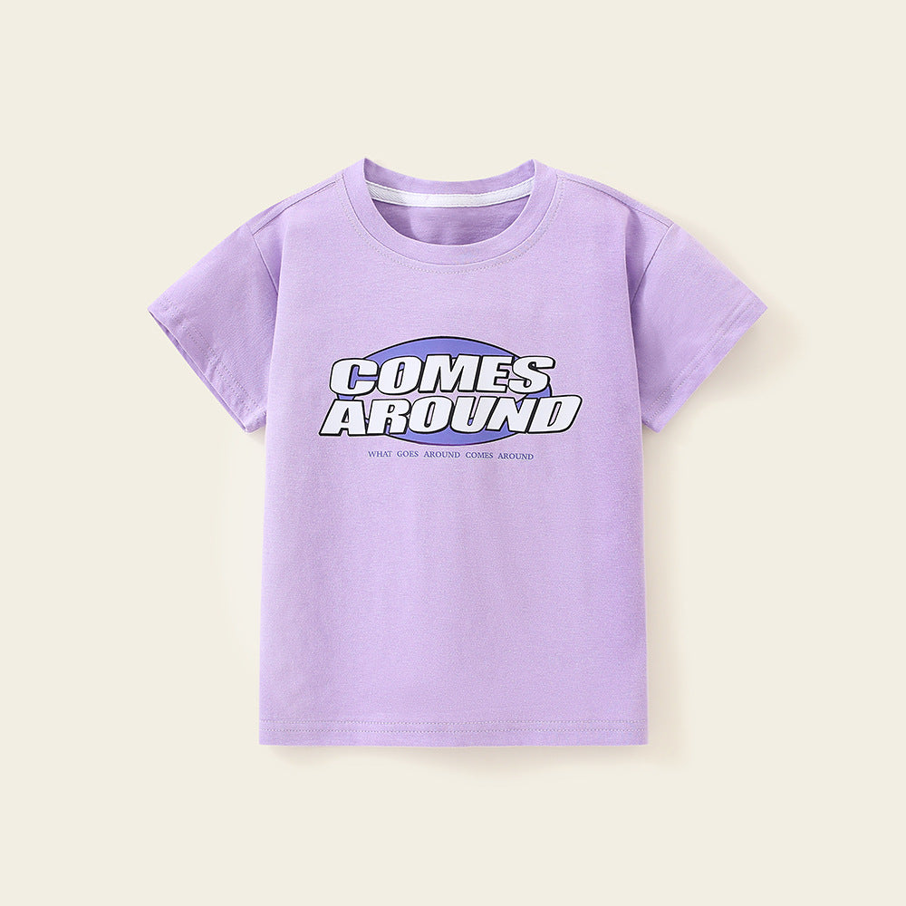 Kids Short Sleeve T-Shirt for Boys and Girls