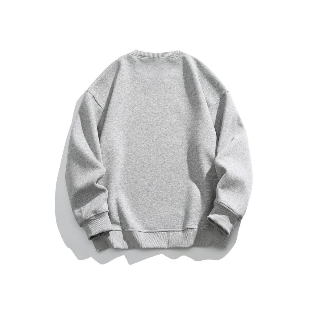 Letter Print Long Sleeve Crew Neck