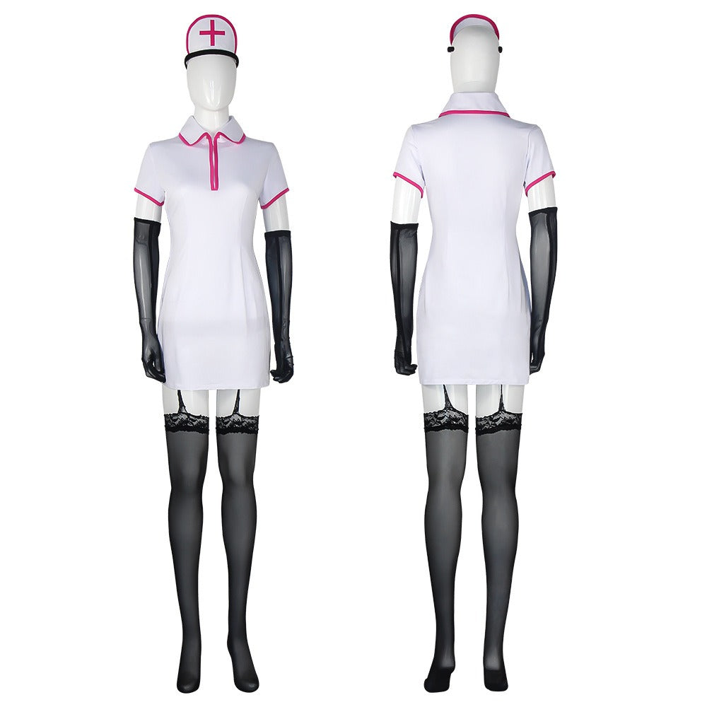 Chainsaw man cosplay costume machimapawa nurse uniform