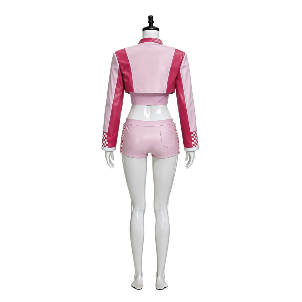 Princess Peach Cosplay Costume Super Mario Kart