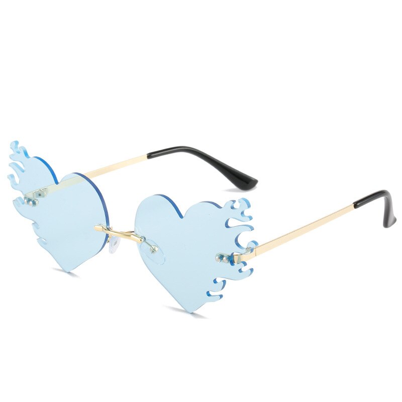 Designer Vintage Love Heart Sun Glasses