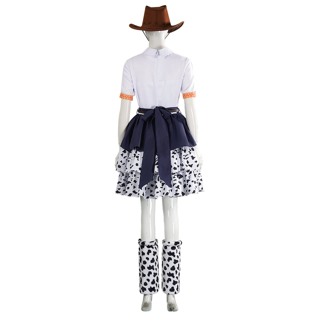 Toy Story Jessie Cosplay Costume Jessie Short Skirt Set Anime Movie Character
