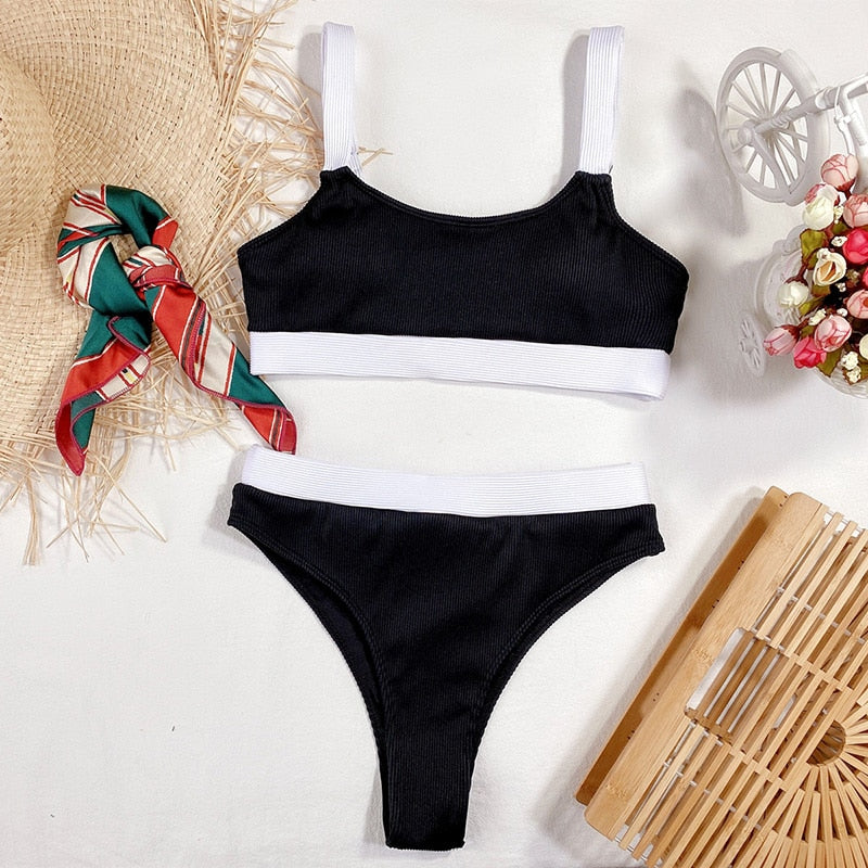 High Waist Bikinis Swimsuits